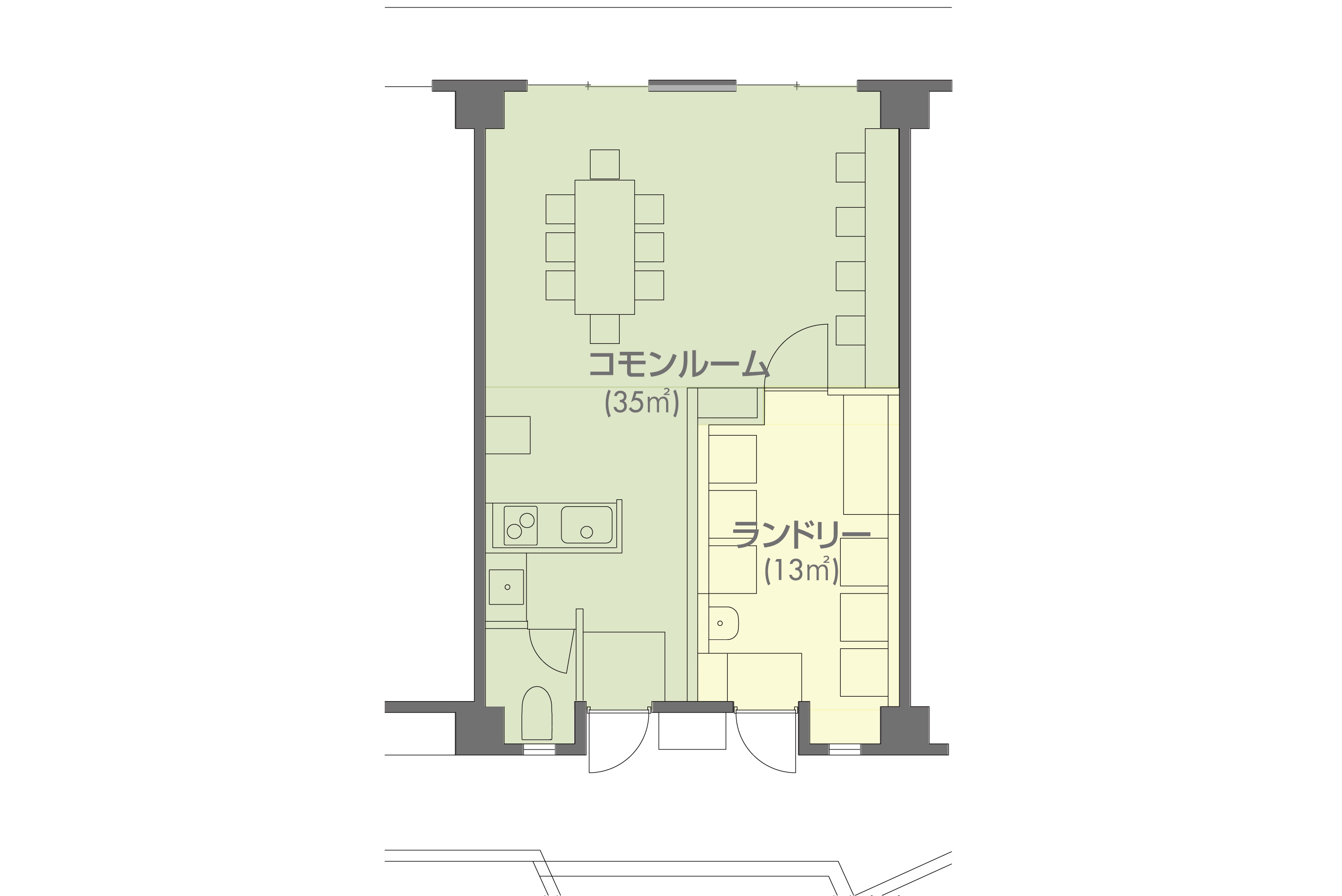 ３Fコモンルーム